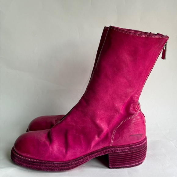 Guidi made in Italy pink leather boots - Picture 4 of 16